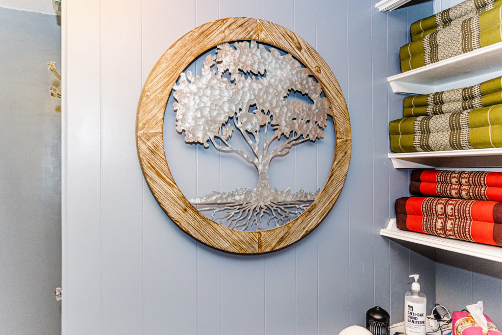 The tree of life wall plaque. 